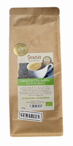Spengler Premium Filterkaffee (gemahlen) – Bio & Fairtrade
