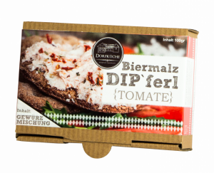 Dorfküche Biermalz Dipferl mit Tomate Gewürz 100g