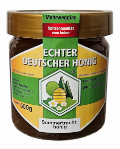 Sommertrachthonig mit Caramel aus der Oberpfalz 500g