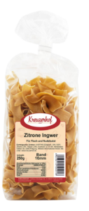 Kreuzerhof Bandnudel 16mm Zitrone Ingwer 250g