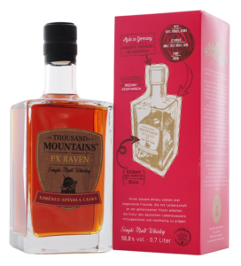 Thousand Mountains PX Raven Single Malt Whisky 56,8% vol. 0,7L